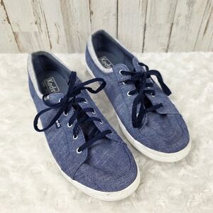 Keds Vollie Chambray Blue Sneakers Size 10